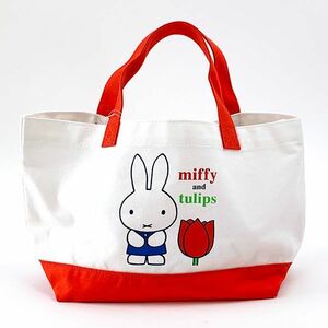 ミッフィー チューリップ miffy and tulips ランチトート　RD バッグ　ランチ レッド グッズ (MCOR)(PWD)