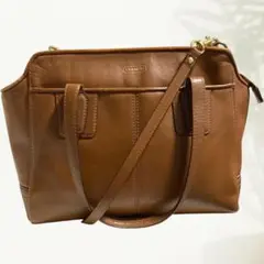 COACH コーチ 2WAY ショルダーバッグ ハンドバッグ レザー