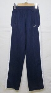 FILA フィラ トラック パンツ ジャージ 紺 M b16802