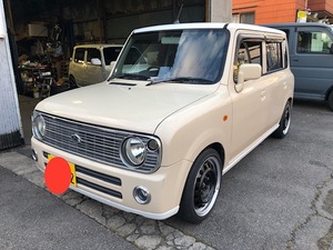 売り切り！即決金額ならコミコミ車検2年付き！H19年式　アルトラパン！ローダウン＆15インチホイール！