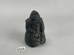 金属工芸　古銅　七福神　恵比寿　　仏像　商売繁盛　風水　縁起物　時代　昭和レトロ