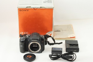 外観美品◆SONY ソニー α100 DSLR-A100 ボディ◆1020万画素 デジタル一眼/A4828