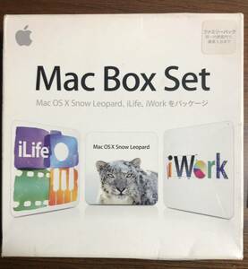 iMac Apple MacOS X Snow Leopard Install DVD Version 10.6.3 中古品 Mac Box Set OSX iWork iLife ファミリーパック