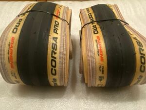 【1円スタート(中古美品)2本セット】VITTORIA Corsa Pro 28 | 700 x 28C TLR　ヴィットリア　コルサ　プロ　チューブレスレディ