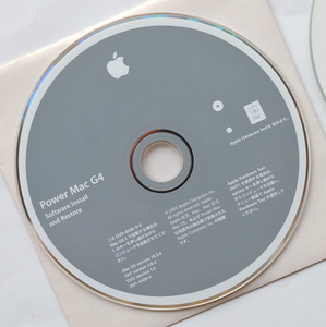 稀少！PowerMac G4 MDD 2003 OS9.2.2単独起動モデル専用 レストア OSX10.2.6/OS9.2.2 DVD