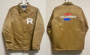 美品 Ron Herman × Champion Coach Jacket サイズS ロンハーマン × チャンピオン 中綿 コーチ ジャケット ブルゾン for RHC 