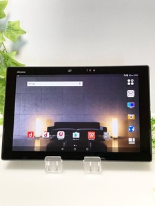 SIMフリー 富士通 arrows Tab F-04H ブラック★ docomo 10.5インチ タブレット本体 ワンセグ/フルセグ バッテリー良好表示 A6593