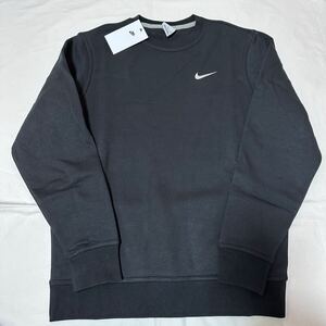 新品　NIKE ナイキ　裏起毛　スウェット　トレーナー　M トップス　ブラック/ホワイト　623459-010