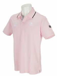 送料無料◆新品◆Kappa カッパ ITALIA 胸グラフィック 半袖ポロシャツ◆(M)◆KGA12SS12-PK◆Kappa GOLF