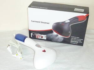 ★Garment Steamer ガーメントスチーマー/白 ホワイト/衣類スチーマー/ハンディスチーマー/メーカー不明/電源OK!!/現状渡し