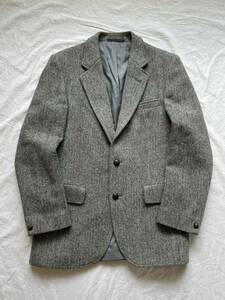 希少 60s 英国製 Dunn&Co テーラードジャケット ビンテージ Harris Tweed ヘリンボーン ハリスツイード Dunnジャケット アナトミカ 70s ③