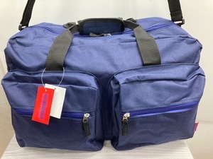 ボストンバッグ　ゴルフバッグ　２ＷＡＹ 大型　超軽量　ポリエステル　キャンバス　紺２　ＶＩＡＧＧＩＯ★未使用格安！