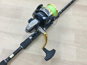 ダイワ DAIWA 釣り竿＆リールセット ジグキャスターライト MX 98ML / シマノ ナスキー NASCI 4000 Abu Garciaケース付き 2407LS319