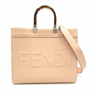 フェンディ サンシャイントート ブランドオフ FENDI レザー トートバッグ レザー 中古 レディース