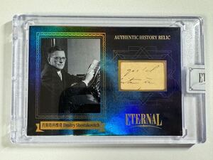 75枚限定 2024 Eternal Cuts Dmitry Shostakovich ドミトリー・ショスタコーヴィチ 手書部分 レリックカード Relic Card