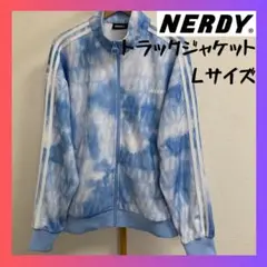 NERDY ノルディ トラックジャケット L ブルー ジャージ K-POP