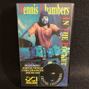 dennis chambers デニス チェンバース In the Pocket ドラム 教則 VHS ビデオ ビデオテープ