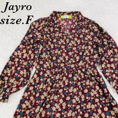 Jayro　ジャイロ　ワンピース　サイズF　花柄　レッド　可愛い　大人