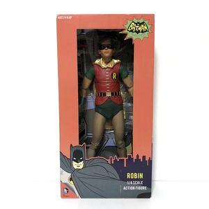 NECA heo バットマン ロビン 1966 1/4スケール アクションフィギュア 未開封品 豆魚雷 DC COMICS BATMAN ROBIN ACTION FIGURE ビッグサイズ