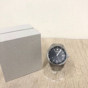 箱付き★【SEIKO】 セイコー★ソーラー腕時計 アナログ ブラック シルバー 7B72-0AC0 10