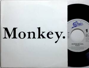 【蘭7】 GEORGE MICHAEL ジョージマイケル / MONKEY. / 1987 オランダ盤 7インチシングルレコード EP 45 WHAM ! 試聴済