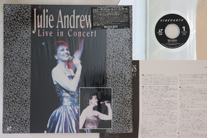 LASERDISC Julie Andrews Live In Concert VALC3223 VIDEO ARTS /00600