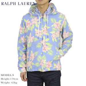 新品 アウトレット b800 M アロハ柄 フード付きウインドブレーカー polo ralph lauren ポロ ラルフ ローレン