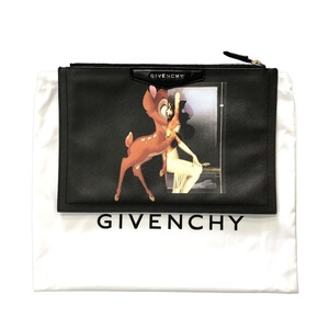 美品 ジバンシィ GIVENCHY バンビ クラッチバッグ ディズニー コラボ