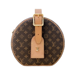 ルイ・ヴィトン LOUIS VUITTON プティット・ボワット・シャポー M43514 ブラウン モノグラム・キャンバス/レザー ショルダーバッグ 中古