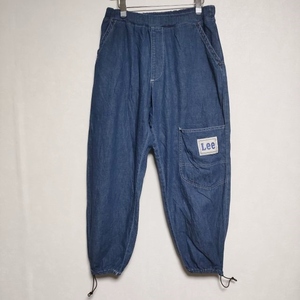 FRAPBOIS/Lee 別注 定価19800円 B1542CFP956 コットンイージーワイドデニム パンツ 24SS ネイビー フラボア/リー 4-1109G 248052