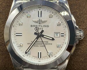 BREITLING ブライトリング GALACTIC ギャラクティック 29 SLEEKT / 6077435 / W7234812 / A785 クォーツ式 腕時計 不動品【現状品】[78]