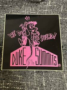 未使用品★Duke&The Summitsのステッカー　デューク&ザ・サミッツ（ロカビリー　デューク佐久間）