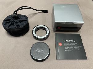 【1円スタート】 ライカ L/T用 Mレンズアダプター ブラック Leica 18771 ライカ SL TL カメラ用【正規店購入】