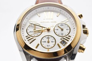 マイケルコース ラウンド コンビ クロノグラフ デイト MK-2301 クォーツ メンズ 腕時計 Michael KORS