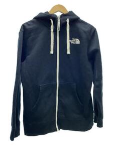 THE NORTH FACE◆HEAVY COTTON SQUARE LOGO HOODIE_ヘンリーコットンスクエアロゴ/M/コットン/BLK