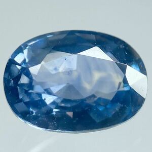 1.006ct!!［天然サファイア］S 約6.6×4.8mm ルース 裸石 宝石 ジュエリー jewelry コランダム corundum sapphire DF0/EA5 マ