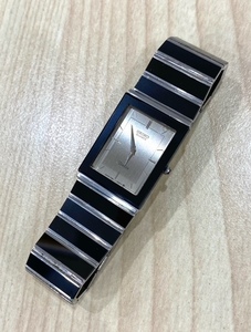 電池交換済 稼動品 SEIKO セイコー Dolce クォーツ quartz セラミック ブラック シルバー 7320-5720 ドルチェ メンズ レディース 腕時計