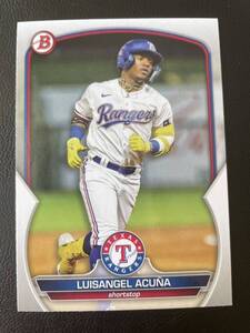 Topps Bowman 2023 MEGA BOX #BP-104 LUISANGEL ACUNA Texas Rangers テキサス・レンジャーズ New York Mets ニューヨーク・メッツ