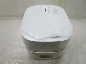 ◎TOSHIBA 東芝 真空圧力IH保温釜 炊飯器 1.0L 5.5合炊き 備長炭かまど本羽釜 RC-10ZWH 15年製 ジャンク w112019