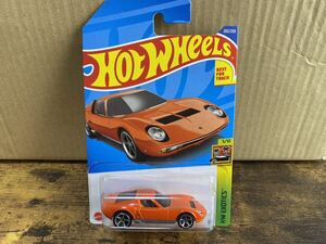 ホットウィール ランボルギーニ ミウラ SV HOTWHEELS LAMBORGHINI 未開封品 ミニカー