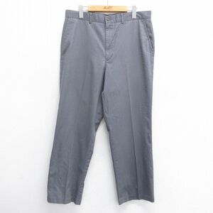 【30%OFF】W36/古着 パンツ メンズ 90s 薄グレー 24may28 中古 ボトムス ロング 3OF