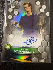 2024 TOPPS GRAPHITE TENNIS LUCA VAN ASSCHE ルカ・バン・アッシュ オンカードオート　直筆サイン