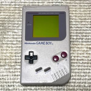 〈良品・動作確認済み〉GB 初代 ゲームボーイ ブロス 本体 DMG-01 グレー GAMEBOY bros.