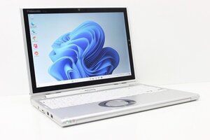 1円スタート ノートパソコン 2in1PC Windows11 WPS office搭載 Panasonic レッツノート CF-XZ6 SSD256GB メモリ8GB 第7世代 Core i5