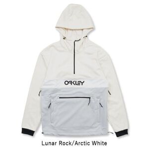 1円 25 OAKLEY オークリー FOA404727 TNP NOSE GRAB SOFTSHELL HOODIE TNP Lunar Rock/Arctic White M /フーディ/防水/透湿性