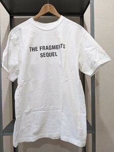 SEQUEL FRAGMENT DESIGN　コラボ　TEE　シークエル　フラグメント　白T　Lサイズ