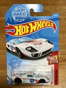 ホットウィール HOT WHEELS GUMBALL 3000 FORD GT-40 フォード GT-40 ホワイト 新品未開封品