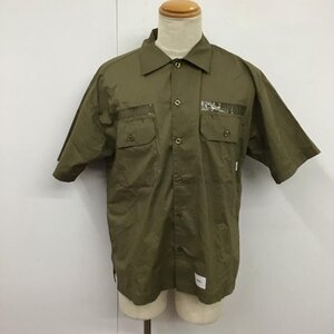 W)TAPS 1 ダブルタップス シャツ、ブラウス 半袖 231brdt-shｍ03 Shirt Blouse カーキ / カーキ / 10121879