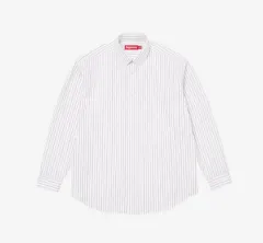 【雷市場（ポンジャン）商品韓国直送】 Supreme(シュプリーム) ルーズフィット ストライプ シャツ Supreme 24FW