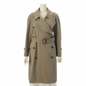 【バーバリー】Burberry　コットン ベルト付き トレンチコート 4067337 カーキ 2 【中古】【正規品保証】187740